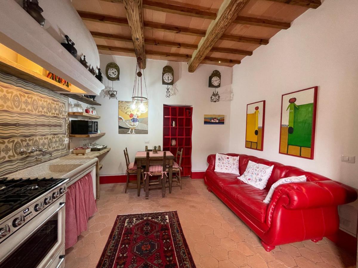 Casa Beccofino Apartment Pienza Bagian luar foto